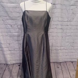 Cachet NY 2-piece taffeta silver/gray dress.NWT 14